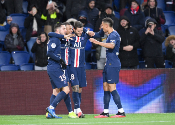法甲-巴黎主场4-0轻取第戎 姆巴佩梅开二度伊卡尔迪替补建功