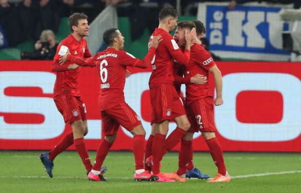 德国杯-拜仁客场1-0小胜沙尔克04晋级四强 基米希全场唯一进球