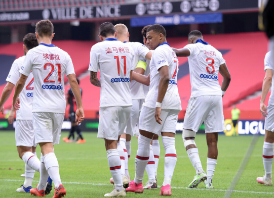 法甲-巴黎3-0尼斯夺两连胜 姆巴佩破门迪玛利亚传射