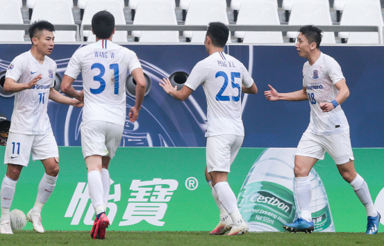 亚冠-上海申花2-1珀斯光荣取得开门红  于汉超彭欣力破门