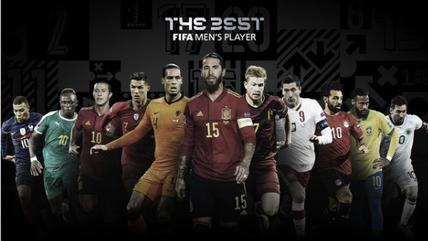 FIFA公布年度最佳球员候选: 莱万C罗梅西领衔榜单