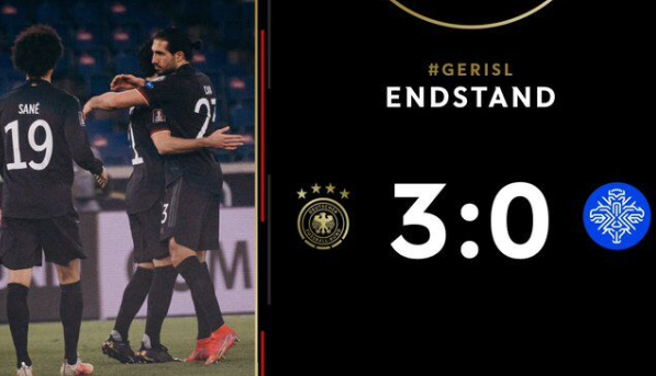 世预赛-德国3-0完胜冰岛迎开门红 格雷茨卡哈弗茨破门京多安远射建功