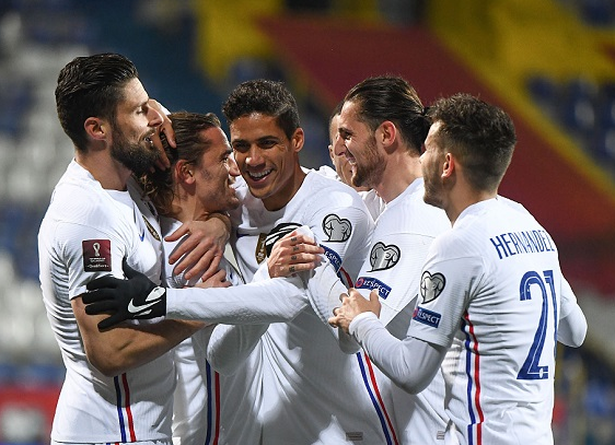 世预赛-法国1-0波黑 拉比奥特助攻格列兹曼破门 