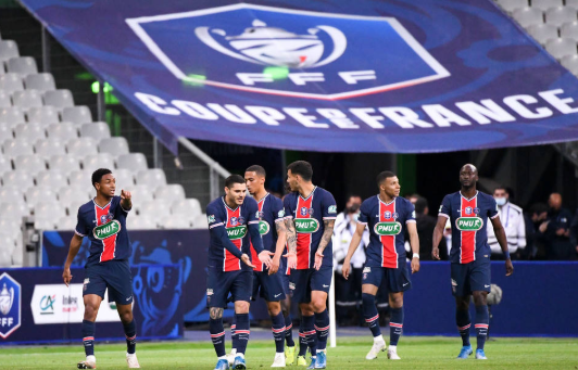 法国杯-巴黎2-0摩纳哥加冕冠军 姆巴佩传射伊卡尔迪破门