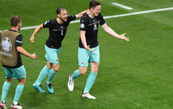 欧洲杯--奥地利3-1战胜北马其顿! 阿瑙替补进球潘德夫破门