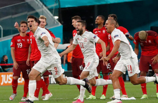 欧洲杯-点球鏖战瑞士连丢三点 西班牙4-2瑞士 晋级四强