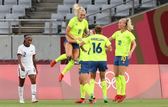 奥运-美国女足爆冷0-3不敌瑞典女足 世界冠军遭开门黑