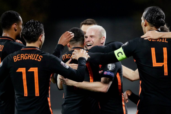 世预赛-荷兰1-0小胜拉脱维亚 克拉森建功