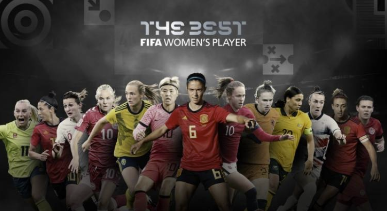 FIFA女足年度最佳球员候选名单：科尔池笑然在列